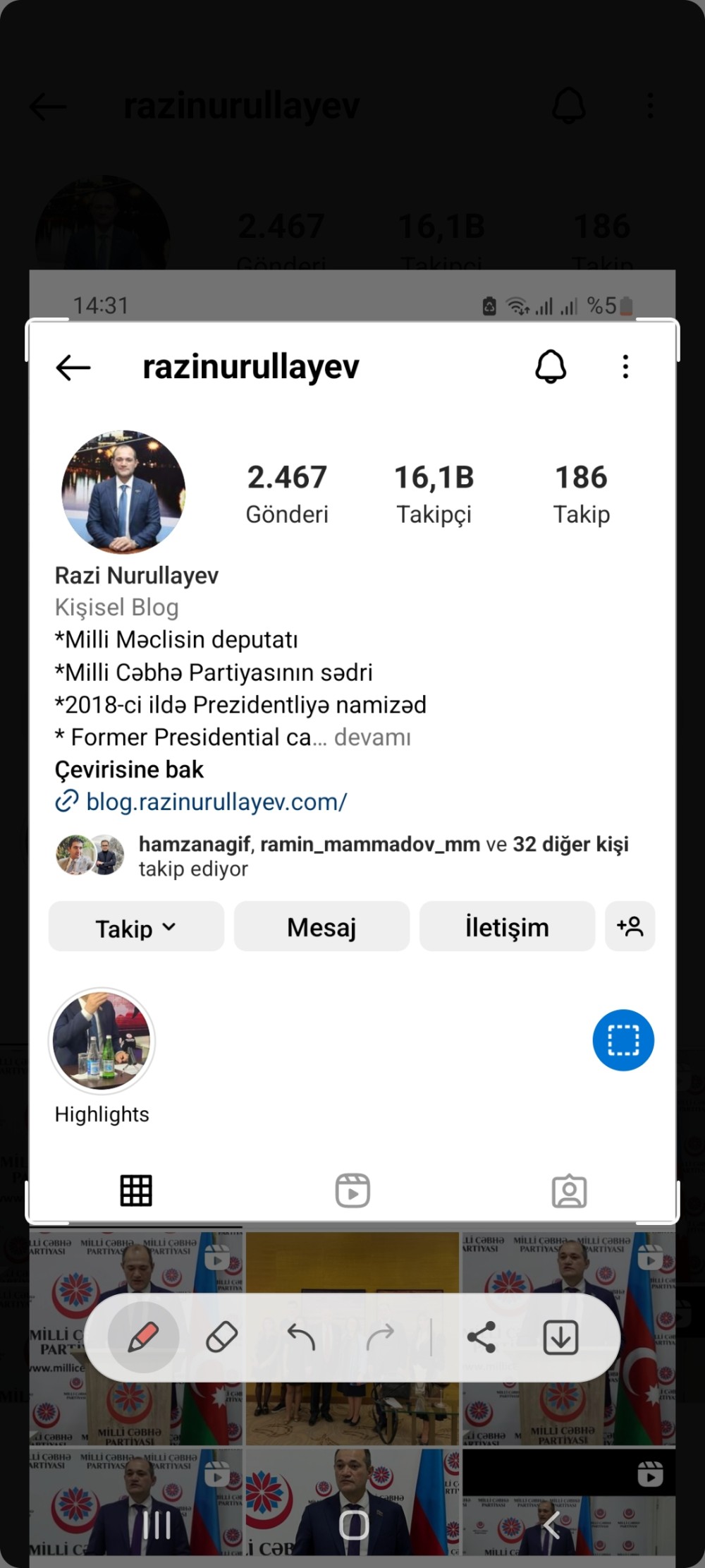 "İnstagram"da ən çox izləyicisi olan azərbaycanlı millət vəkilləri- FOTOLAR